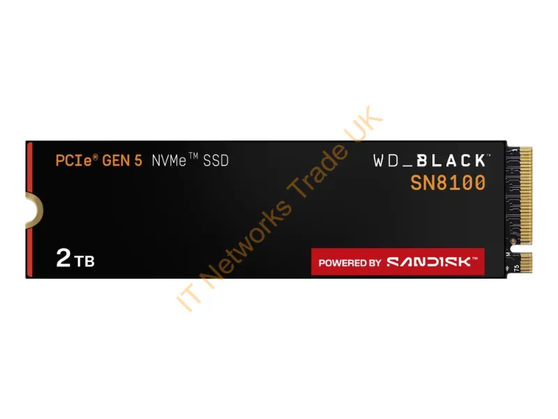 WDS200T1X0M-00CMT0 - Sandisk Black Wd_Black Sn8100 Nvme 2 Tb M.2 Pci Express 5.0 Tlc 3D Nand