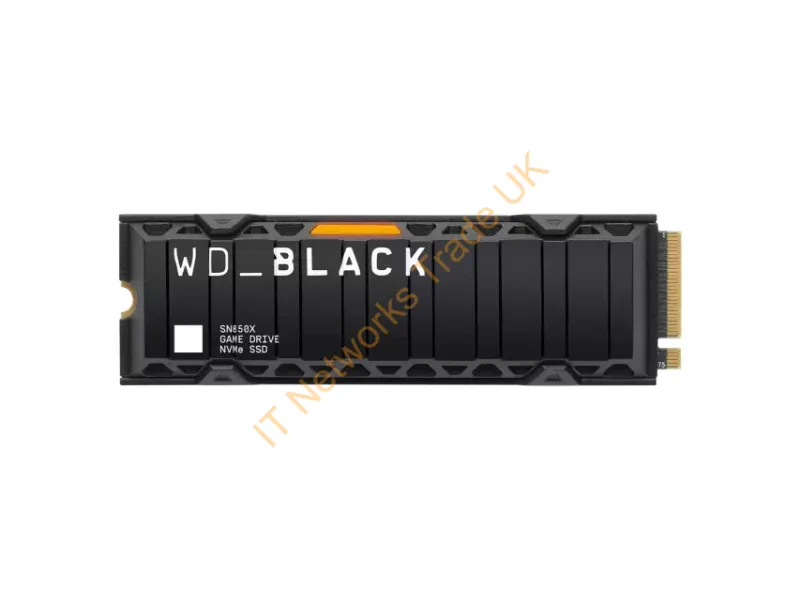 WDS200T2XHE - WD SSD M.2 (2280) 2TB Black SN850X w/ Heatsink PCIe 4.0/NVMe