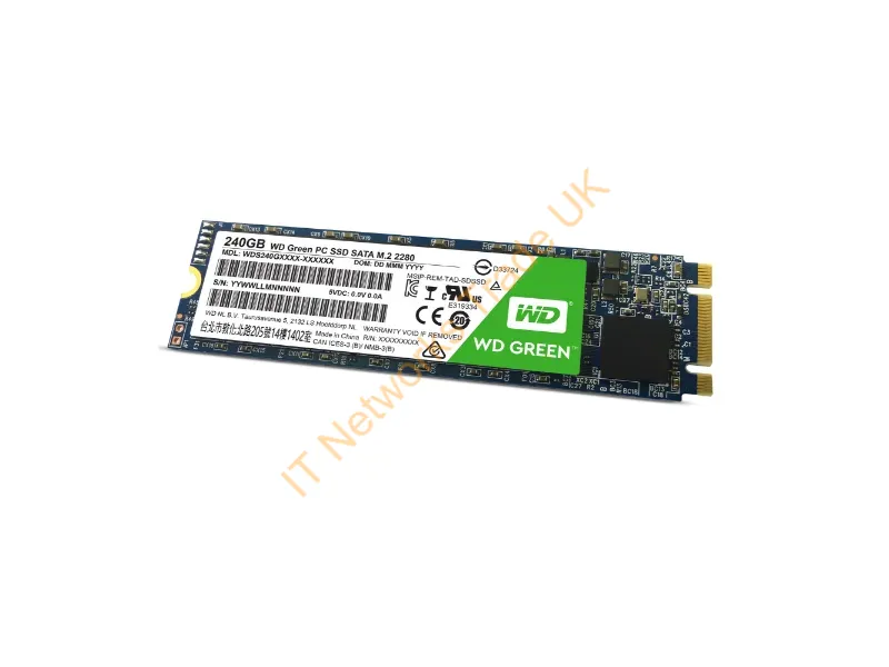 WDS240G1G0B Western Digital Green 240GB SATA 6Gb/s M.2 Solid State Drive SSD Storage