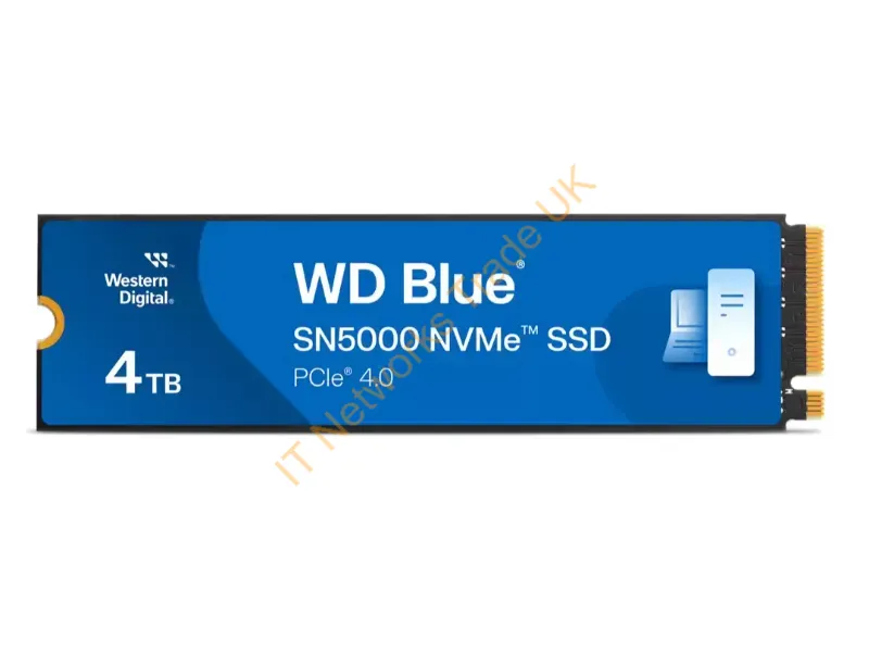 WDS400T4B0E-00BKY0PK - Western Digital Blue Sn5000 4 Tb M.2 Pci Express 4.0 Nvme