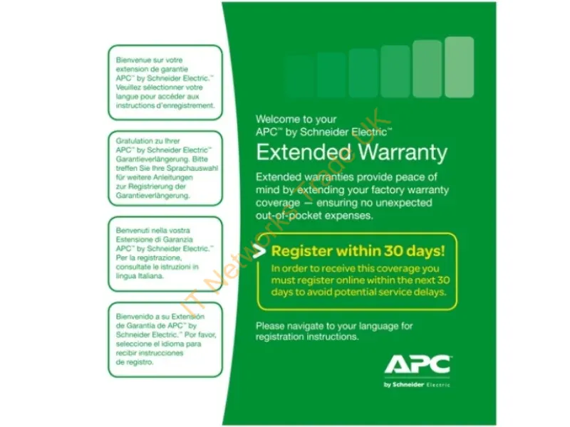 WEXTWAR1YR-SE-03 - APC Renewal exteded waranty, Easy UPS SRV SRVS, level 03, 1 year