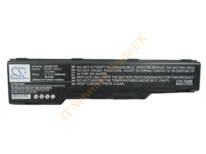 WG317 Dell 11.1V 5.2A 57Wh Li-Ion Battery Laptop Battery
