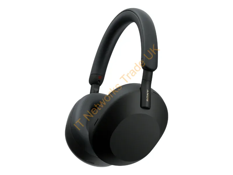 WH-1000XM5B - Sony WH-1000XM5 Noise Cancelling Wireless Headphones, 30 hours battery life, Overhead Bluetooth Headphones, Optimised for Alexa and Google Assistant, IOS and Android with Built-In Mic, in Black