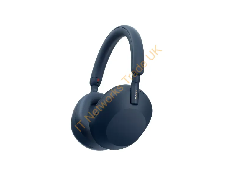 WH1000XM5L.CE7 - Sony WH-1000XM5 Noise Cancelling Wireless Headphones, 30 hours battery life, Overhead Bluetooth Headphones, Optimised for Alexa and Google Assistant, IOS and Android with Built-In Mic, in Midnight Blue