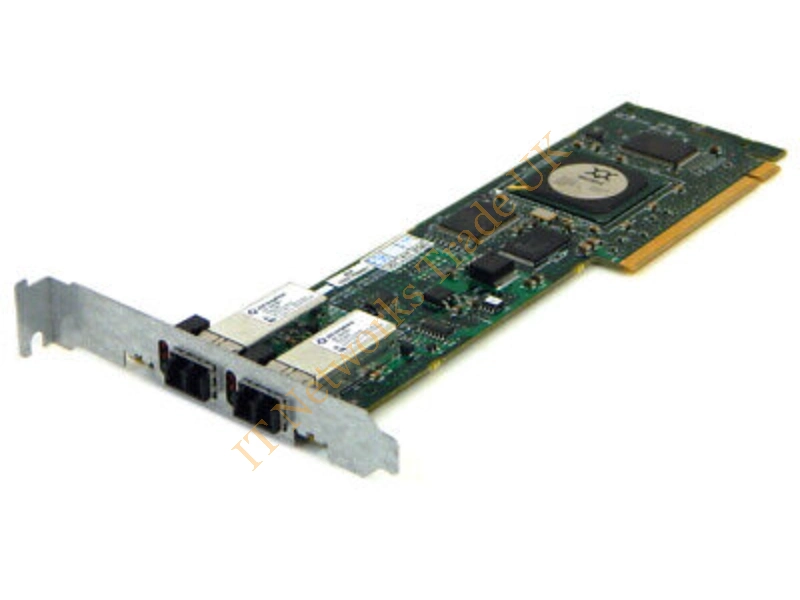 WH558 Dell 2GB Dual Port PCI-x Fibre Channel Host Bus Adapter with Standard Bracket Card Only Fiber Channel Controller