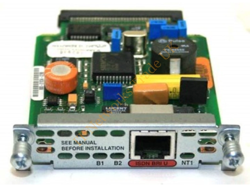 WIC-1B-U-V2 Cisco Sinlge Port ISDN BRI U High-Speed WAN Interface Card Networking Accessory