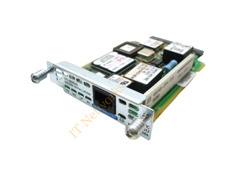 WIC-1DSU-56K4-RF Cisco 1-Port 4-Wire 56/64Kb/s CSU/DSU WAN Interface Card Network Adapter