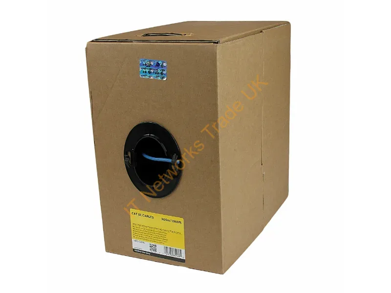 WIR5ECMPBL - Startech.Com Wir5Ecmpbl Networking Cable Blue 12003.9" (304.9 M) Cat5E U/Utp (Utp)