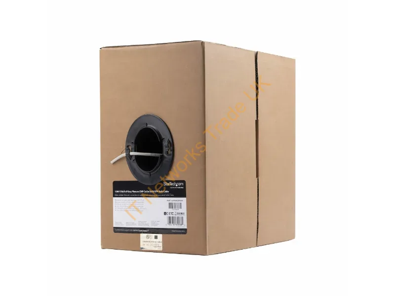 WIR5ECMPGRY - Startech.Com Wir5Ecmpgry Networking Cable Gray 12003.9" (304.9 M) Cat5E U/Utp (Utp)