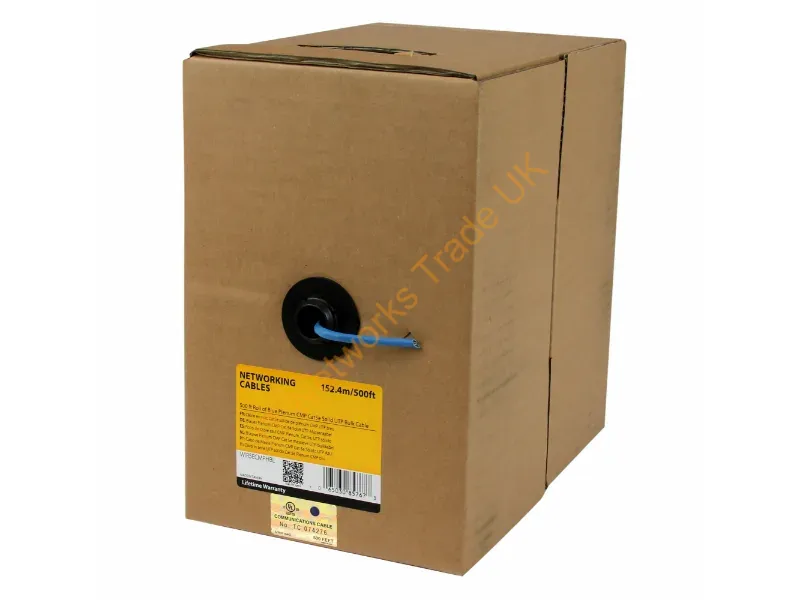 WIR5ECMPHBL - Startech.Com Wir5Ecmphbl Networking Cable Blue 6000" (152.4 M) Cat5E U/Utp (Utp)