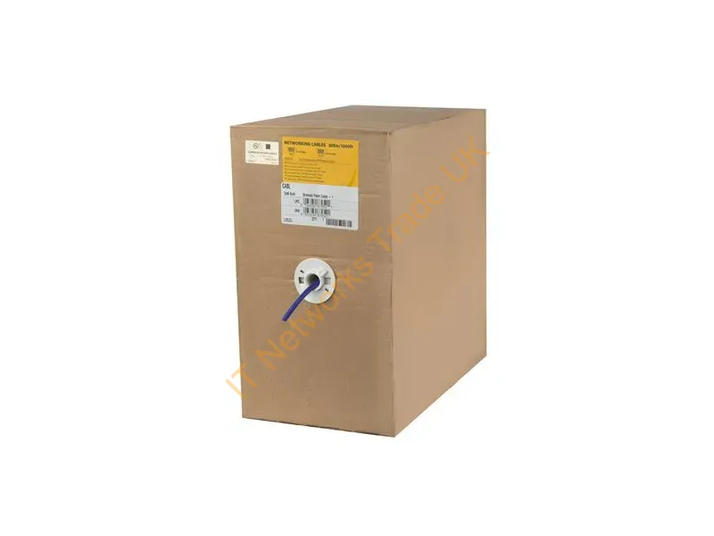 StarTech.com Bulk Cat6 Ethernet Cable 1000 ft. Stranded CM-Rated for In-Wall Use Blue Network Ethernet Cables