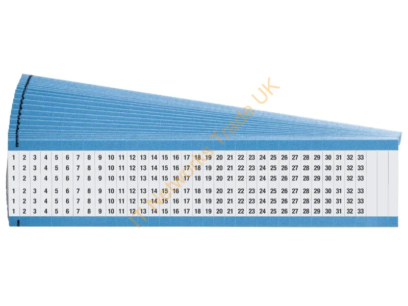 WM-1-33-PK - Brady Wm-1-33-Pk Self-Adhesive Label Rectangle Blue, White 825 Pc(S)