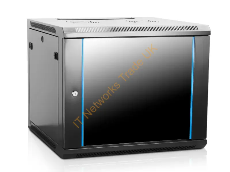 WM960B - Istarusa Wm960B Rack Cabinet 9U Wall Mounted Rack Black