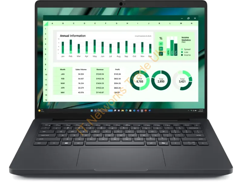 WNHT0 - Dell Pro Max 14 Mc14250 Intel Core Ultra 7 255H Mobile Workstation 14" Touchscreen Full Hd+ 16 Gb Lpddr5X-Sdram 512 Gb Ssd Wi-Fi 7 (802.11Be) Windows 11 Pro Black
