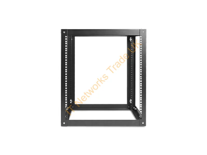 WOM1280-CM2U - Istarusa Wom1280-Cm2U Rack Cabinet 12U Wall Mounted Rack Black