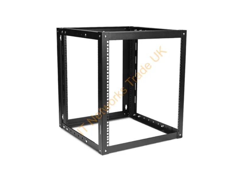 WOM1280-P1U - Istarusa Wom1280-P1U Rack Cabinet 12U Wall Mounted Rack Black