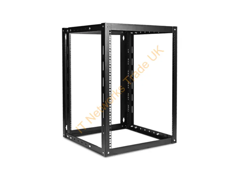 WOM1580-SFH40BC - Istarusa Wom1580-Sfh40Bc Rack Cabinet 15U Wall Mounted Rack Black