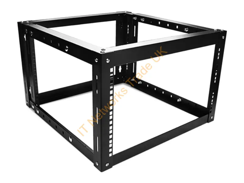 WOM680-PP24C6 - Istarusa Wom680-Pp24C6 Rack Cabinet 6U Wall Mounted Rack Black