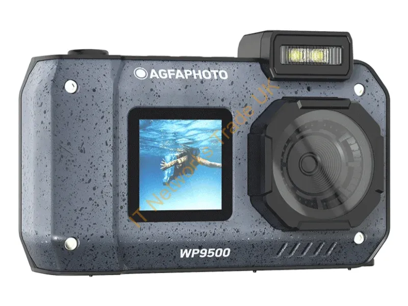 WP9500BK - AgfaPhoto Realishot WP9500 action sports camera 24 MP 5K Ultra HD CMOS 25.4 / 3.06 mm (1 / 3.06") 220 g