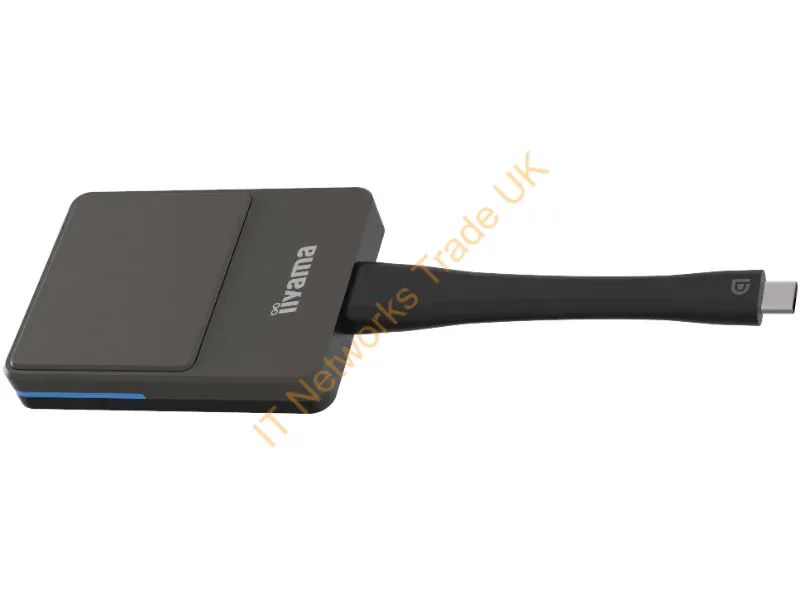WPD002C - iiyama WP D002C Smart TV dongle USB 4K Ultra HD Black, Silver