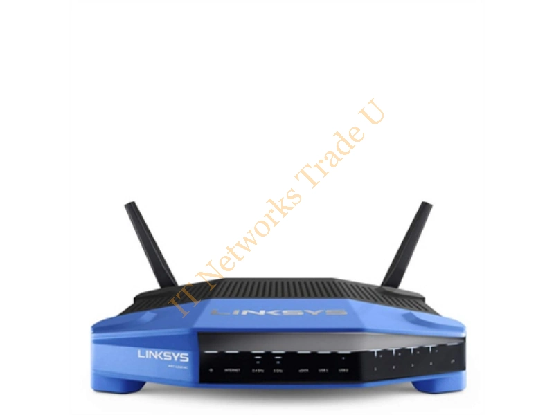 WRT1200AC-EU - Linksys WRT1200AC Dual-band (2.4 GHz / 5 GHz) Gigabit Ethernet Black,Blue network wireless router