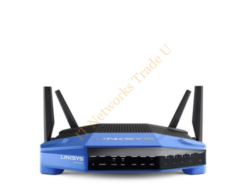WRT1900ACS-EU - Linksys WRT1900ACS Dual-band (2.4 GHz / 5 GHz) Gigabit Ethernet Black,Blue network wireless router