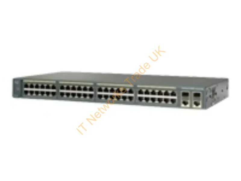 Cisco Catalyst 2960-48TC-S Switch L4 managed 48 x 10/100 + 2 x combo Gigabit SFP rack-mountable Network Switch