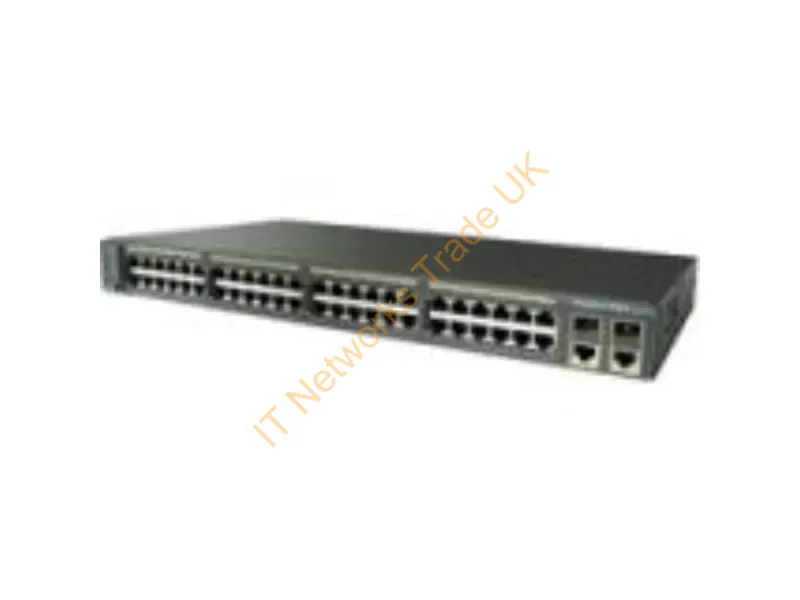 Cisco Catalyst 2960-48TT-S Switch L4 managed 48 x 10/100 + 2 x 10/100/1000 rack-mountable Network Switch
