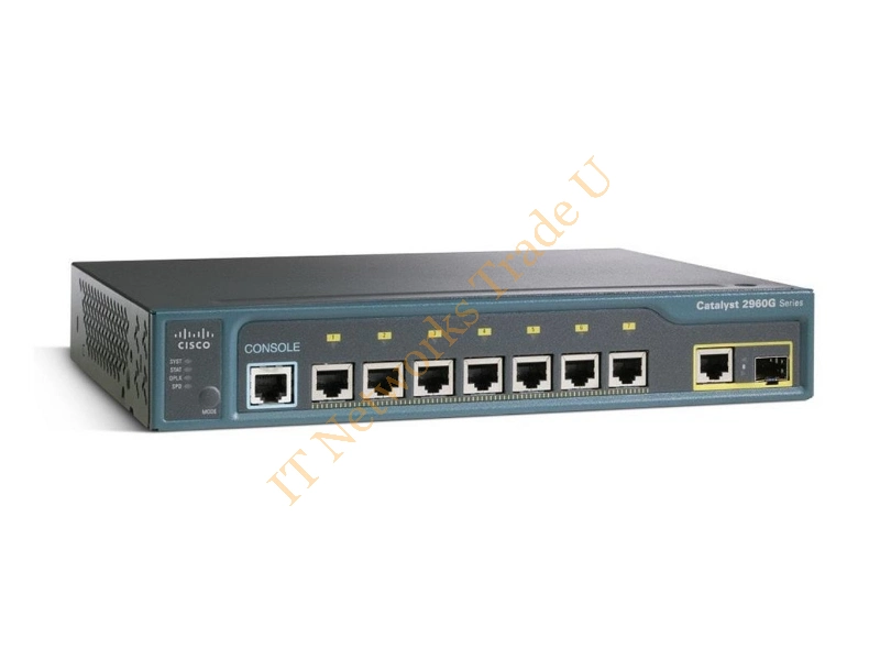 Cisco Catalyst 2960-8TC Switch managed 8 x 10/100 + 1 x combo Gigabit SFP desktop Network Switch