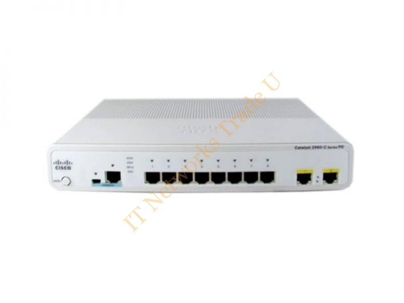 WS-C2960CPD-8TT-L Cisco Catalyst 2960C Network Switch