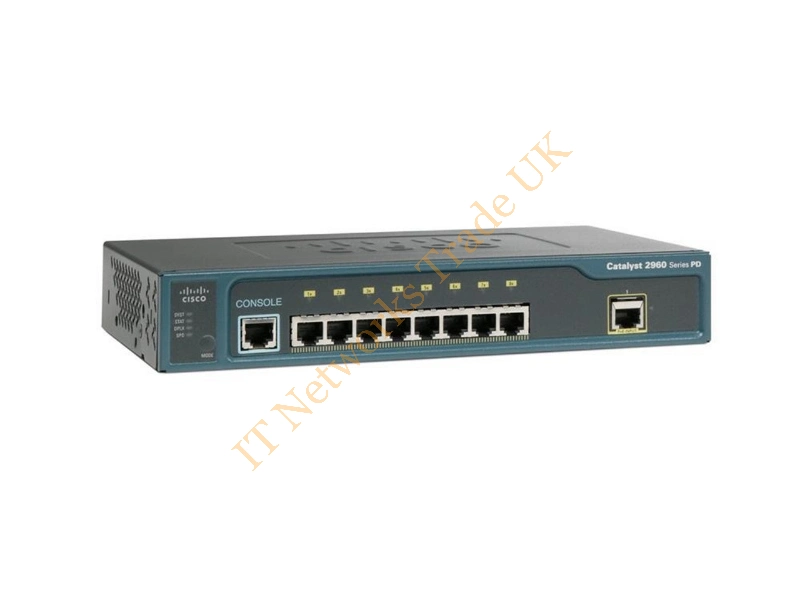 Cisco Catalyst 2960PD-8TT-L Switch managed 8 x 10/100 + 1 x 10/100/1000 desktop Network Switch