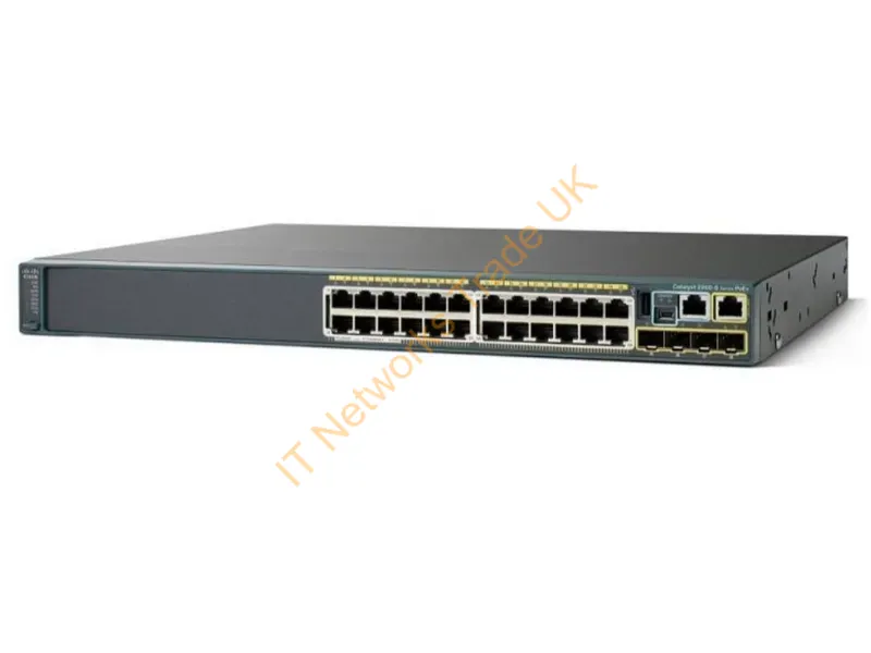 Cisco Catalyst 2960S-F24TS-S Switch managed 24 x 10/100 + 2 x SFP desktop, rack-mountable Network Switch