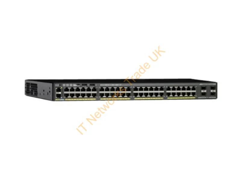 Cisco Catalyst 2960X-48FPD-L Switch managed 48 x 10/100/1000 (PoE+) + 2 x 10 Gigabit SFP+ desktop, rack-mountable PoE+ Network Switch