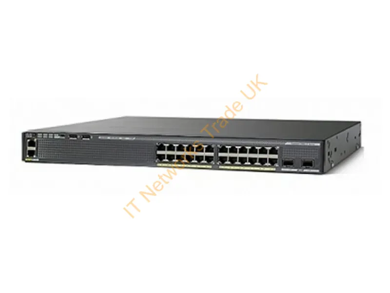 Cisco Catalyst 2960XR-24PD-I Switch L3 managed 24 x 10/100/1000 (PoE+) + 2 x SFP+ desktop, rack-mountable PoE+ Network Switch