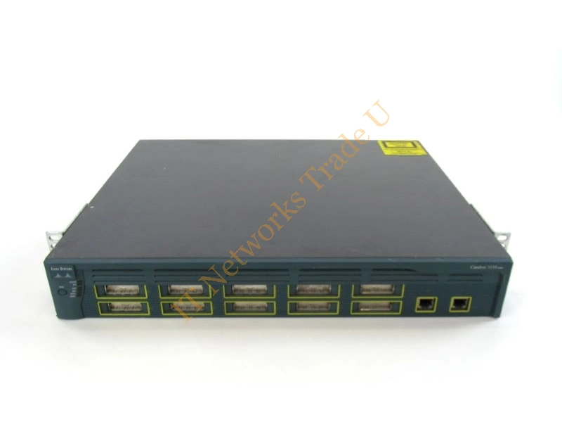 WS-C3550-12G Cisco 12-Port 12 x 10/100/1000Base-X + 2 10/100/1000Base-T Ethernet Network Switch