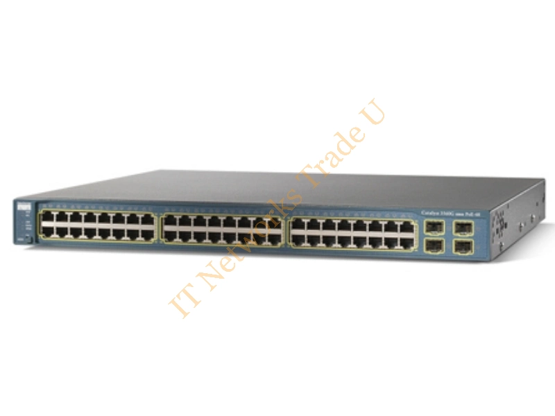 WS-C3560-48PS-S - Cisco Catalyst 3560-48PS-S Managed L2 Power over Ethernet (PoE) Turquoise Network Switch