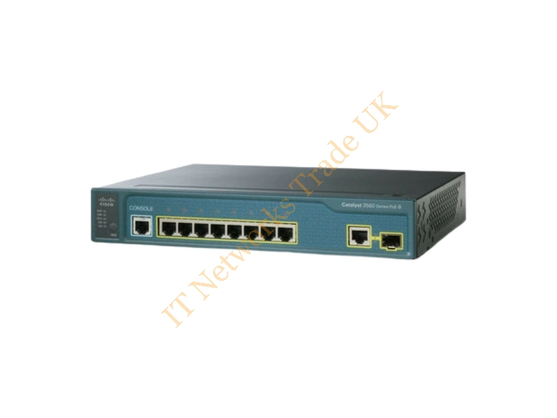 WS-C3560CG-8TC-S Cisco Catalyst 8-Port 10/100/1000 Managed Gigabit Ethernet Network Switch