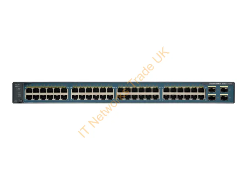Cisco Catalyst 3560V2-48TS Switch L3 managed 48 x 10/100 + 4 x SFP rack-mountable Network Switch