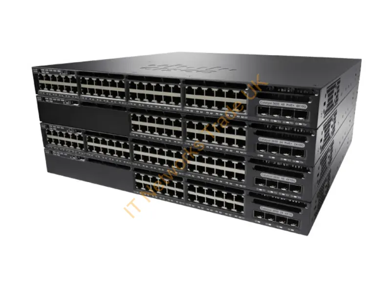Cisco Catalyst 3650-48PD-L Switch managed 48 x 10/100/1000 (PoE+) + 2 x 10 Gigabit SFP+ desktop, rack-mountable PoE+ Network Switch