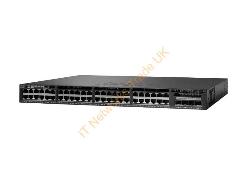 Cisco Catalyst 3650-48PS-S Switch L3 managed 48 x 10/100/1000 (PoE+) + 4 x SFP desktop, rack-mountable PoE+ Network Switch