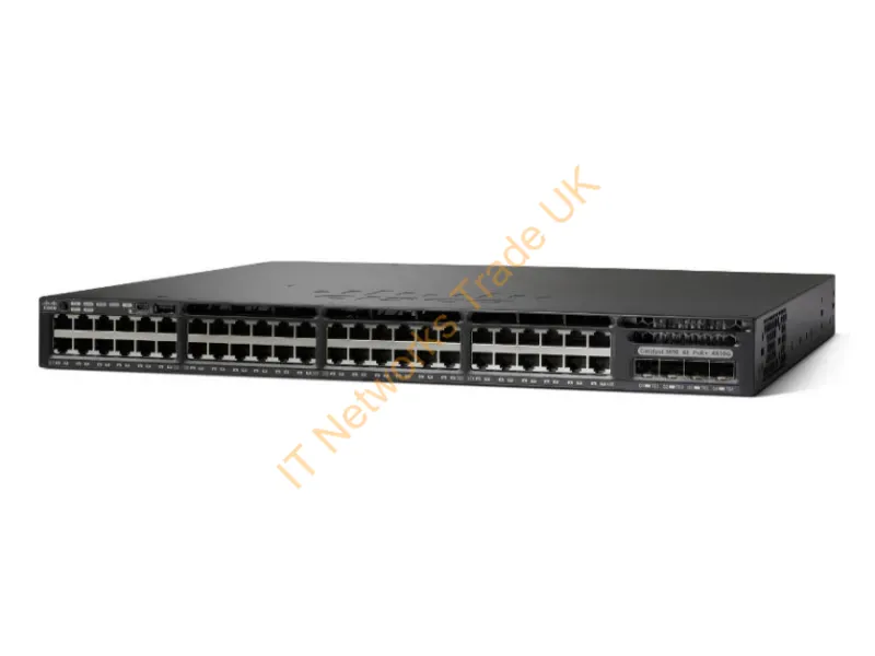 Cisco Catalyst 3650-48TS-E Switch L3 managed 48 x 10/100/1000 + 4 x SFP desktop, rack-mountable Network Switch