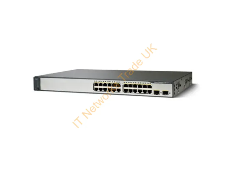 Cisco Catalyst 3750V2-24TS Switch L3 managed 24 x 10/100 + 2 x SFP rack-mountable Network Switch
