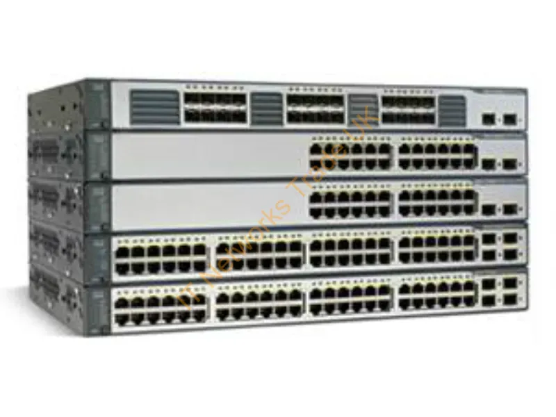 Cisco Catalyst 3750V2-48TS Switch L3 managed 48 x 10/100 + 4 x SFP rack-mountable Network Switch