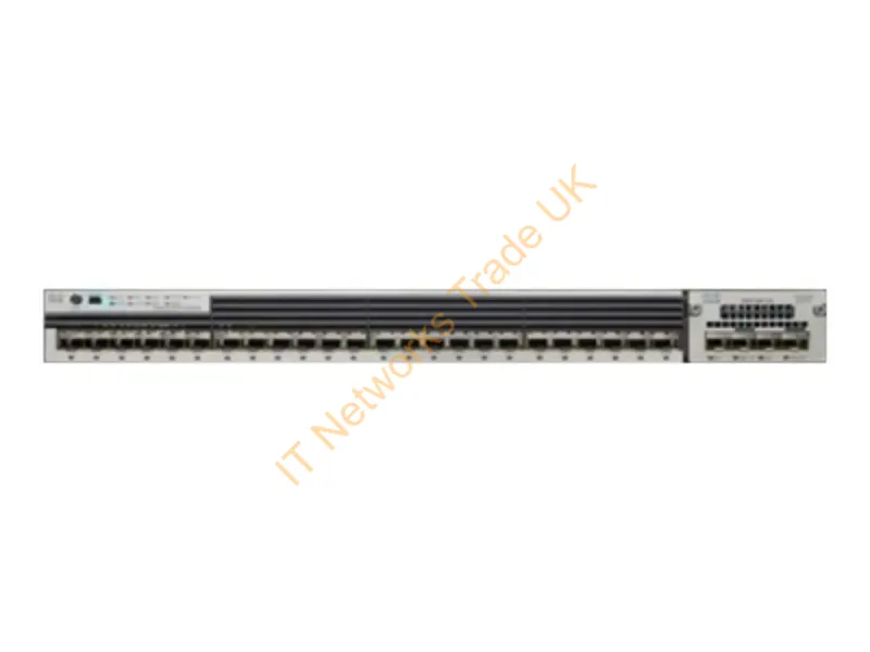 Cisco Catalyst 3750X-24S-S Switch managed 24 x Gigabit SFP rack-mountable Network Switch