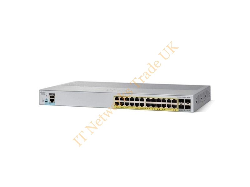 WS-C3850-24XS-S - Cisco C3850-24Xs-S, Managed Gigabit Ethernet (10/100/1000) Black, Gray