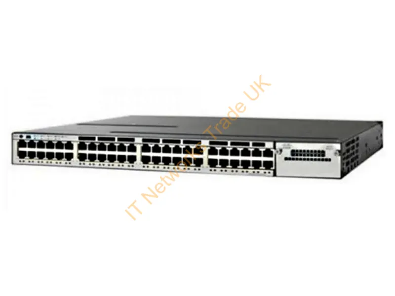 Cisco Catalyst 3850-48P-S Switch L3 managed 48 x 10/100/1000 (PoE+) desktop, rack-mountable PoE+ Network Switch