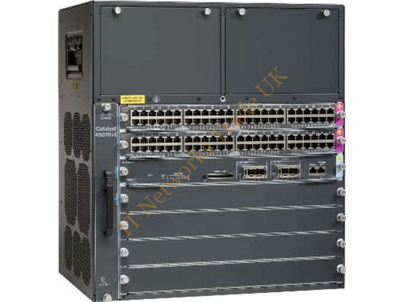 Cisco Systems Catalyst 4507R+E Series 7 Slot Chassis 48GBPS Fan No Power Supply Networking Accessory