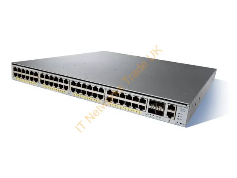 Cisco Catalyst 4948E-F Switch managed 48 x 10/100/1000 + 4 x 10 Gigabit SFP+ rack-mountable Network Switch