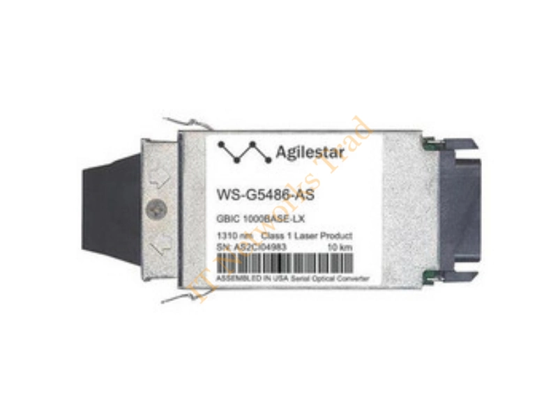 WS-G5483-AS Agilestar 1.25Gbps 1000Base-T 100m RJ-45 Connector Copper GBIC Transceiver Module