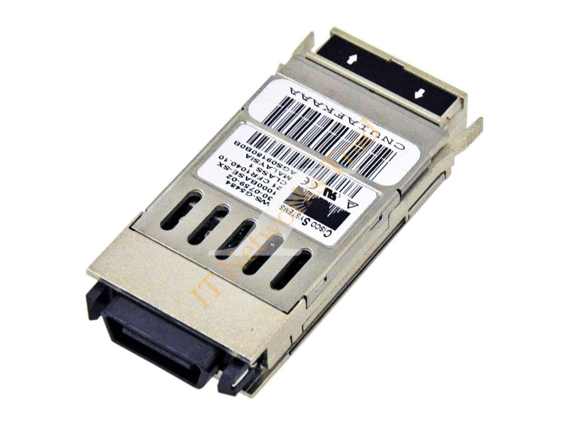 WS-G5484-2 Cisco 1Gbps 1000Base-SX Multi-mode Fiber 550m 850nm Duplex SC Connector GBIC Transceiver Module
